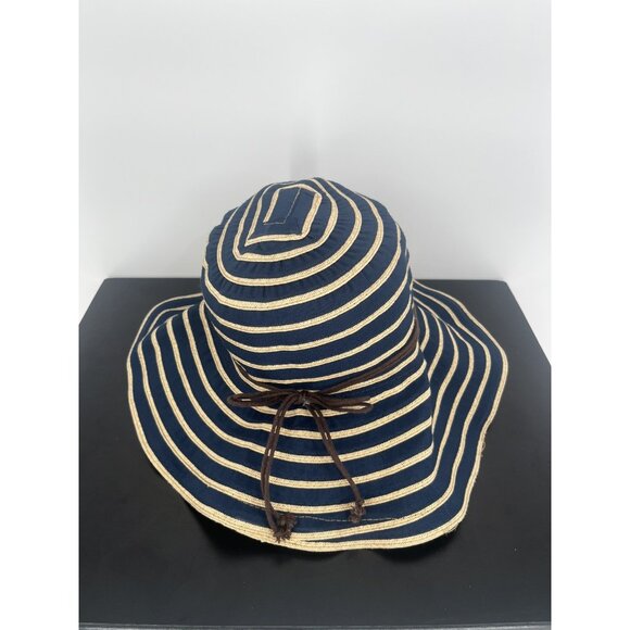 San Diego Hat Co Women’s Sun Hat Striped O/S RN#122405 - Picture 1 of 6
